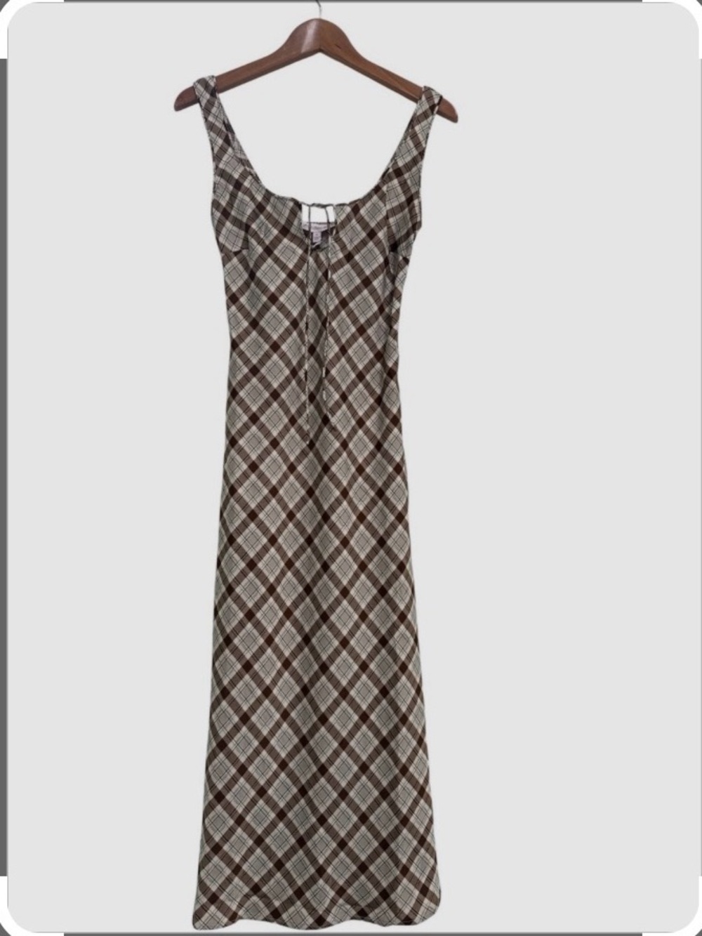 NWT Lisa Says Gah TABITHA
DRESS TAN PLAID